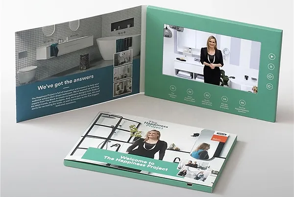 Customizable video player brochure